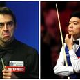 Ronnie O’Sullivan takes the p*** after Ding Junhui makes a 147 break