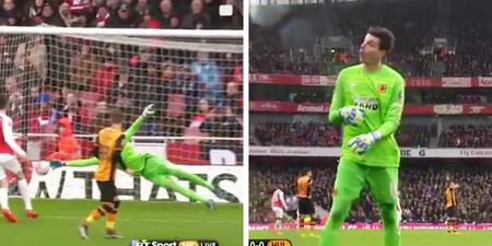 VIDEO: The reaction of Hull’s keeper to his wonder-save vs Arsenal is priceless