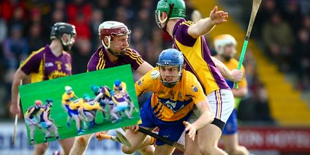 VIDEO: Wexford and Clare engage in the hurling ruck to end all hurling rucks