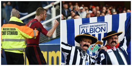West Brom fans show support for Chris Brunt with classy gesture after coin-throwing incident