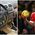 PIC: Manchester United’s Cameron Borthwick-Jackson hitches a ride to training from his mam