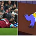 Michail Antonio pays tribute to Homer Simpson with brilliantly bizarre goal celebration