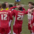 VIDEO: Accrington Stanley incredibly denied goal as referee blows up as ball hits the net