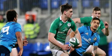 VIDEO: Joe Schmidt looking on, Ireland U20s demonstrate simple, devastating beauty of a good offload