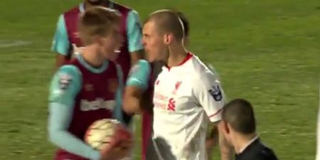 WATCH: Martin Skrtel gets sent off while lining out for Liverpool’s U21 side