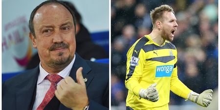 Irish goalkeeper Rob Elliot reveals the tactical advice Rafa Benitez offered Newcastle