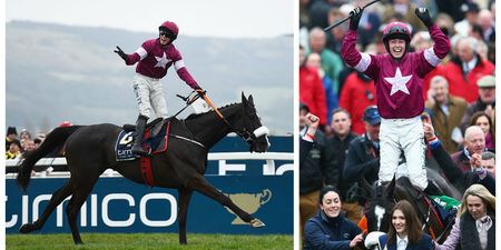 WATCH: The moment Gold Cup winning jockey describes his triumph as ‘f**king unbelievable’, live on TV
