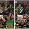 Watch: Jonny Sexton was on the end of a wrestling move against Scotland