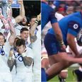 VIDEO: England captain lifts trophy despite this sickening knock out in France clash