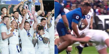 VIDEO: England captain lifts trophy despite this sickening knock out in France clash
