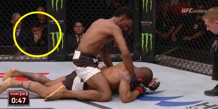WATCH: Top ref Marc Goddard’s reaction to the questionable refereeing during UFC Brisbane co-headliner