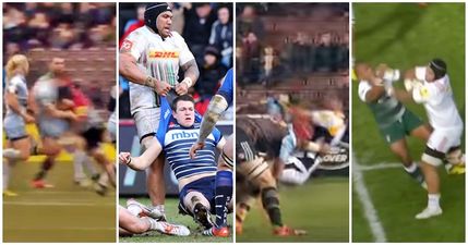 VIDEO: Kiwi No.8 continues his one-man mission to smash every last Aviva Premiership player