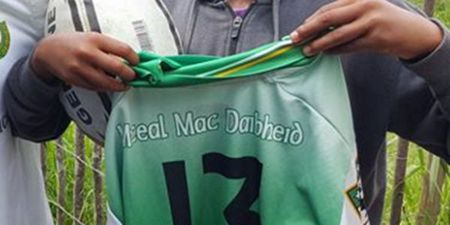 PIC: Generous Belfast GAA club donate kits to delighted South African children