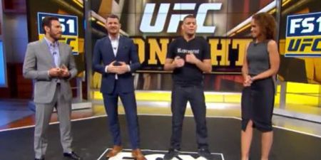 VIDEO: Nate Diaz asks a very awkward question on UFC Tonight