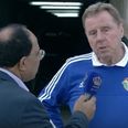 VIDEO: Harry Redknapp’s first post-match interview as Jordan manager was incredibly cringey