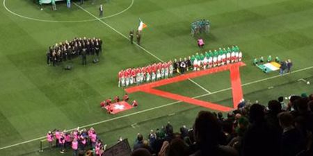 WATCH: Students read out excerpt from Proclamation of the Irish Republic before Switzerland friendly