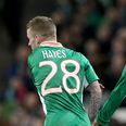 Ireland striker pays begrudging tribute to clubmate for being capped before him