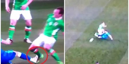 Watch: Slovakia midfielder seemed to forget he’s playing a friendly with this crunching tackle
