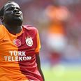 Newly unemployed Emmanuel Eboue is having one hell of a day