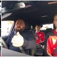 VIDEO: Simon Mignolet does not enjoy Liverpool’s April Fools’ Day driver but Lucas Leiva has a right laugh