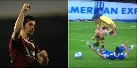 WATCH: Fans are furious with Joey Barton for this ‘stamp’ on Brighton midfielder