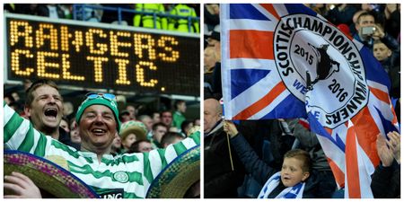 Celtic fans were quick to troll Rangers after their Scottish Premier League promotion