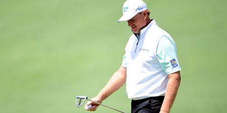 WATCH: Ernie Els made his start to The Masters look anything but easy with nightmare 10