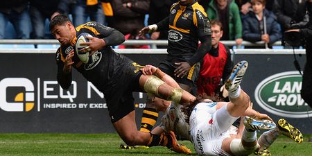 Watch: Ulster-bound Charles Piutau rescues win for Wasps with last minute try