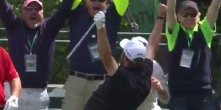 VIDEO: Shane Lowry wallops home hole-in-one at 16 in final round of the Masters
