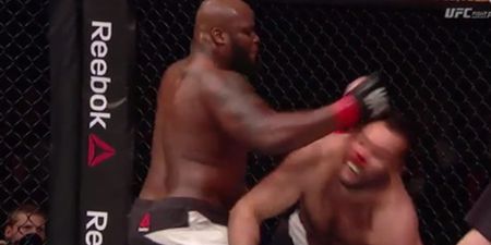 VIDEO: Derrick Lewis dedicates win to late coach after starching Gabriel Gonzaga in first