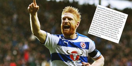Paul McShane issues classy apology for clash with Reading teammate