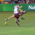 VIDEO: Sickening knockout hit in AFL is genuinely difficult to watch
