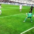 VIDEO: Zinedine Zidane’s goalkeeping son is afraid of the football