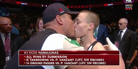 WATCH: Easily the most romantic cornerman pep talk in UFC history
