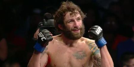 WATCH: Unwanted load Michael Chiesa was carrying makes submission victory even more impressive