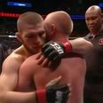 WATCH: Beautiful moment of sportsmanship between Khabib Nurmagomedov and defeated UFC debutant