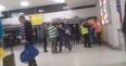WATCH: Celtic and Rangers supporters clash at Belfast airport just hours after Old Firm derby