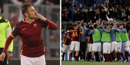 WATCH: Scenes as Francesco Totti inspires miracle comeback for Roma with last-gasp heroics