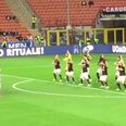 AC Milan performing the Haka before a Serie A match will make you weep for football