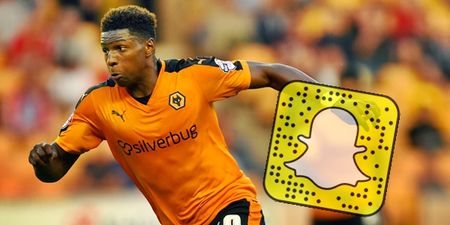 Wolves defender Snapchats new kit, weeks before its official launch