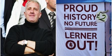 Randy Lerner manages to shoe-horn ‘romantic nourishment’ into apology to Aston Villa fans