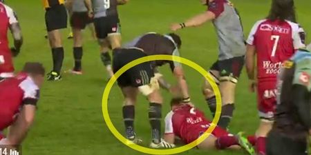 Rugby bad boy Joe Marler reported to referee for kicking opponent in the head