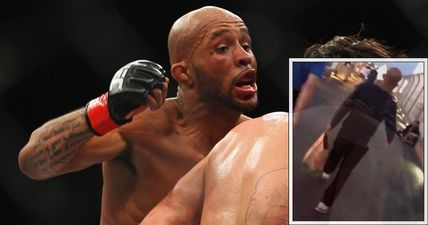 WATCH: Demetrious Johnson proves himself a class above as he hands out meals to homeless people