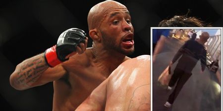 WATCH: Demetrious Johnson proves himself a class above as he hands out meals to homeless people