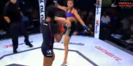WATCH: So you thought there was no such thing as a triple head kick knockout? Think again