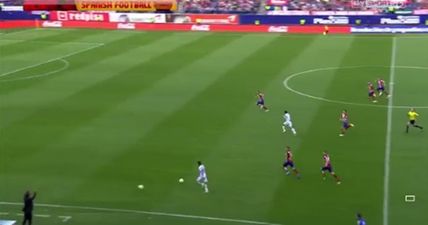WATCH: Bizarre counter-attack interruption attempt earns Diego Simeone a sending off