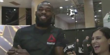 VIDEO: Jon Jones was oddly delighted to learn that he had broken Ovince Saint Preux’s arm