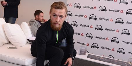 Conor McGregor unveils new custom “Champion Irish” Reebok Furylite shoes