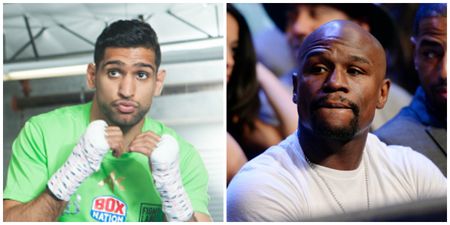 Amir Khan hits out at Floyd Mayweather after comeback speculation