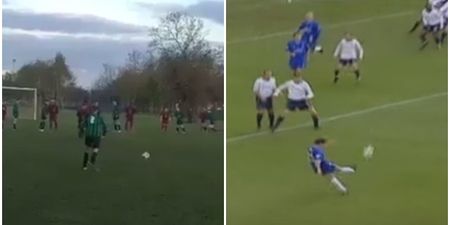 VIDEO: Dublin teenager channels inner Zola with the best free kick you’ll see all day